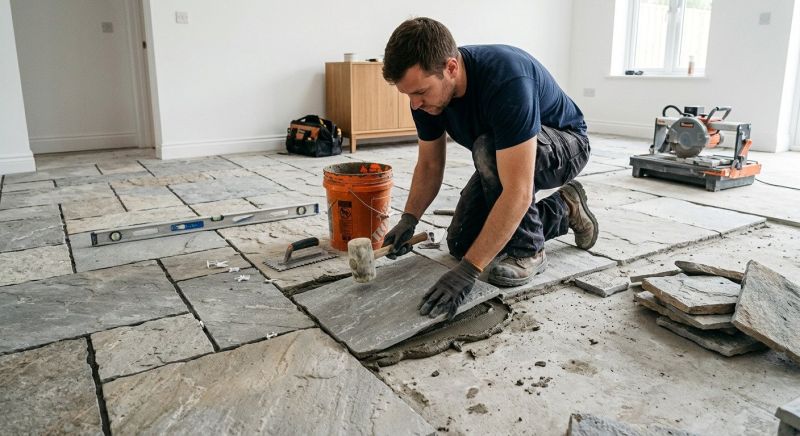 Granite Floor Installation in Alpharetta, GA